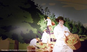 Women's Land Army Painting Farm and Workhouse