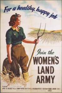 For a healthy happy job, join the Women's Land Army.