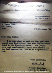 Tractor Proficiency Letter