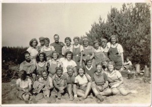 Margaret Elizabeth Sutherland (nee Coldwell) at Culford Camp, Suffolk