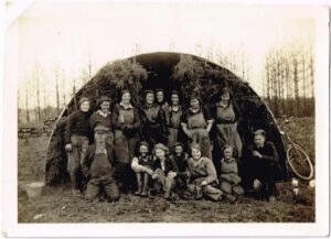 Margaret Elizabeth Sutherland (nee Coldwell) at Culford Camp, Suffolk