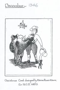 Buckinghamshire Women's Land Army Christmas Card