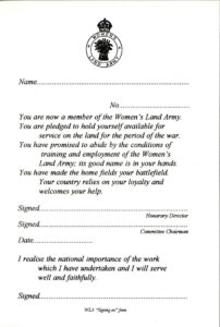 Blank WLA Pledge Card