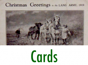 First World War Women's Land Army Archive: Cards