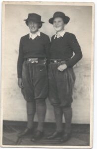Betty and her friend (probably Betty) Source: Helen Van Dongen