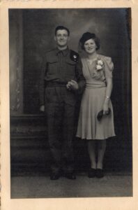 Joan and Geoff Shutte Archive Photo 20. Wedding photo taken in 1942.