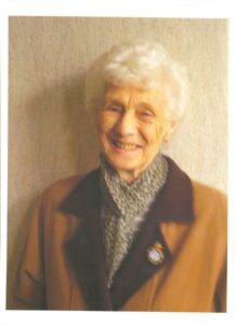 Land Girl veteran, Betty Dugdale.