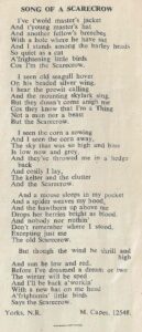 Song of a Scarecrow. From The Land Girl, November 1944, p5