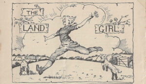 April 1945 edition, drawn by Devonshire Land Girl P Newton (WLA number, 104644)
