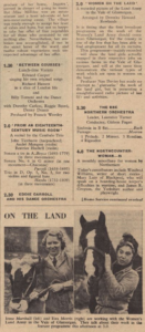 Women on the Land Radio Programme Extract