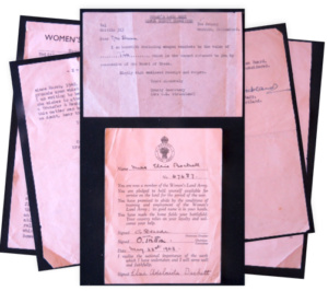 Elsie Humm (née Beckett) WLA correspondence