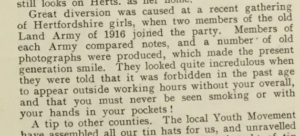 Hertfordshire News The Land Girl, October 1941, p.13