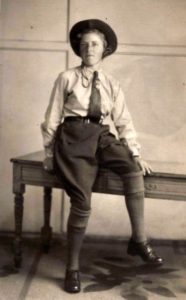 Florence Louisa Mullender in her WLA uniform