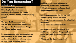Do you remember?