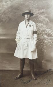 A First World War Land Girl named Miss Farman.